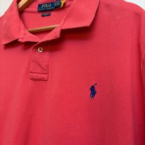 Polo Ralph Lauren Classic Fit Polo Shirt 2XL Tall Short Sleeve Coral 100% Cotton